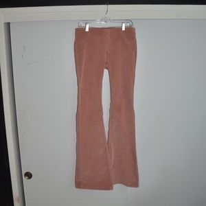 NWOT Free People So Charming Velvet Flare Pants SZ SMALL